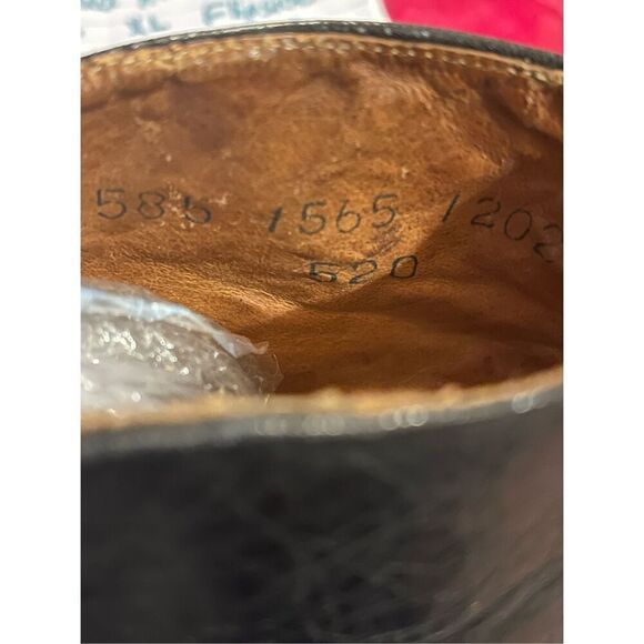 Antique O’Sullivans 1920-30’s Black Leather Tall Boots Sz 9 - Picture 3 of 14